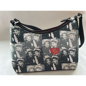 I Love Lucy Black Handbag Purse- Style #2023 Lucy & Ethel